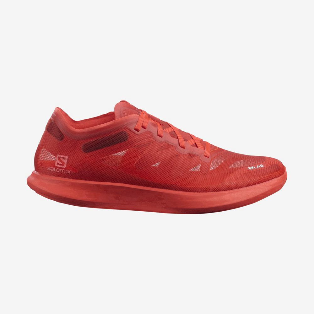 Salomon Israel S/LAB PHANTASM - Womens Road Running Shoes - Red (TDFC-27305)